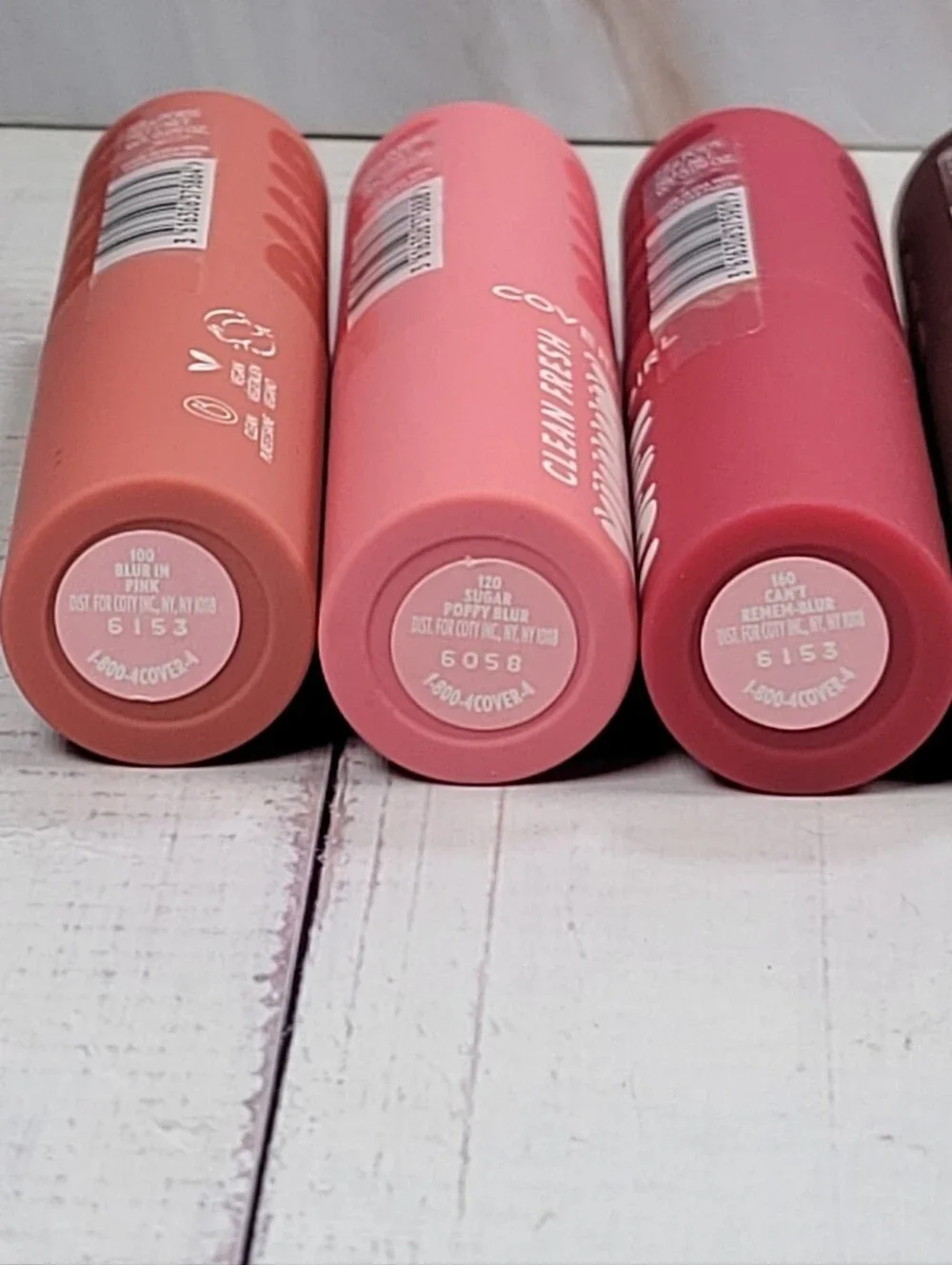 CoverGirl Clean Fresh Yummy Blur Lipstick Bundle NEW!